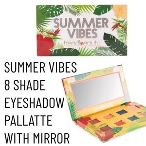 Summer Vibes High Pigment, Shimmer & Matte Eyeshadow Palette w/ Mirror